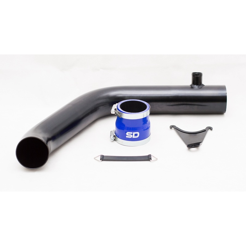 Fiesta MK7 ST180 crossover pipe Polished Red