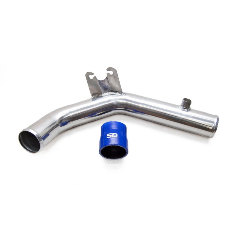 Fiesta MK7 ST180 V2 crossover pipe Polished Red