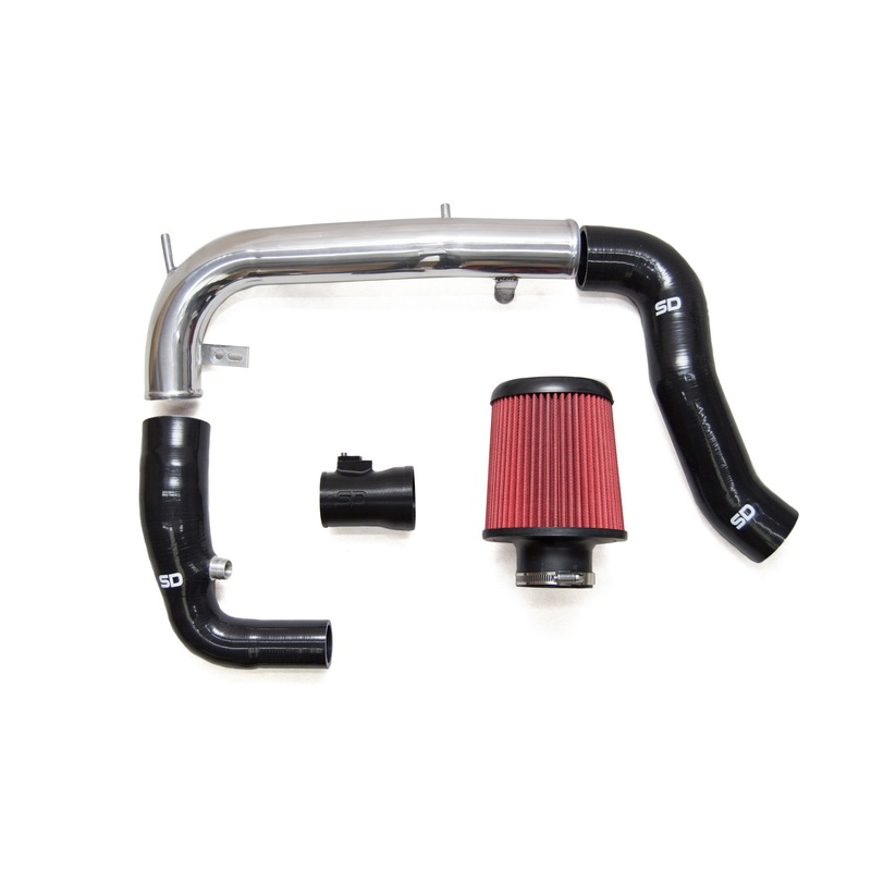 Fiesta MK8 1.0 Ecoboost Stage 3 Full Induction Kit Red No heat shield