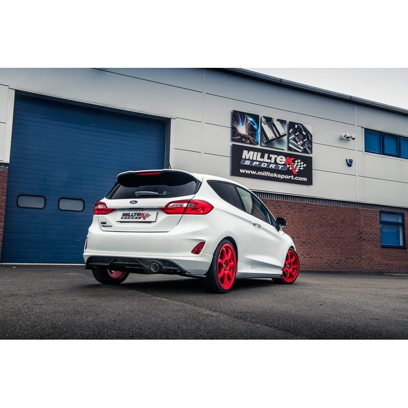 Milltek Sport Fiesta Mk8 1.0 Cat-back Non Resonated To fit Milltek Downpipe Polished – SSXFD249