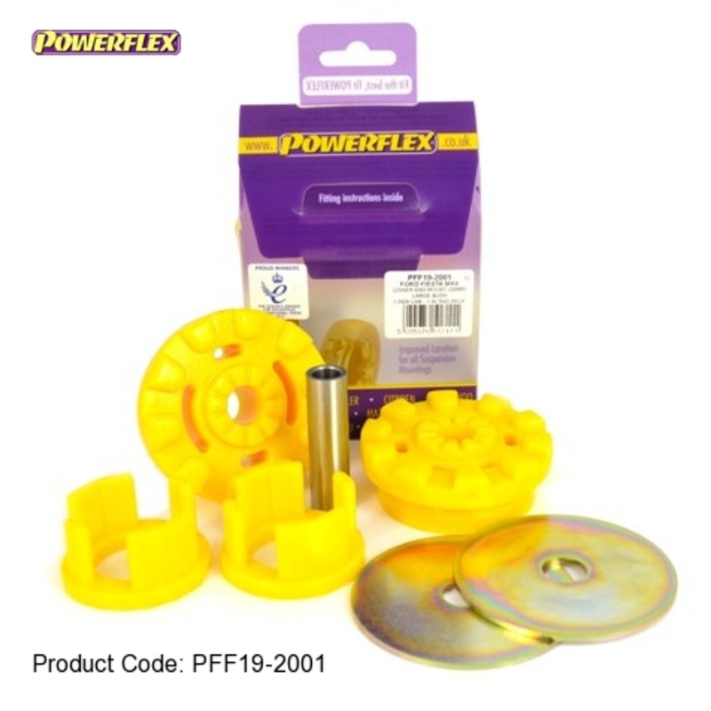 Fiesta MK6 ST Powerflex Lower Engine Mount Large Bush 30mm Oval Bracket