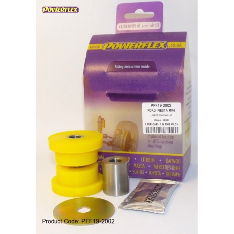 Fiesta MK7 ST Powerflex Lower Engine Mount Small Bush 30mm Oval Bracket