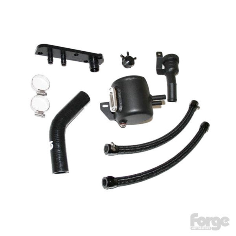 Forge Oil Catch Tank System for 2.0 Litre FSi Vehicles with a Charcoal Filter Installed With charcoal filter
