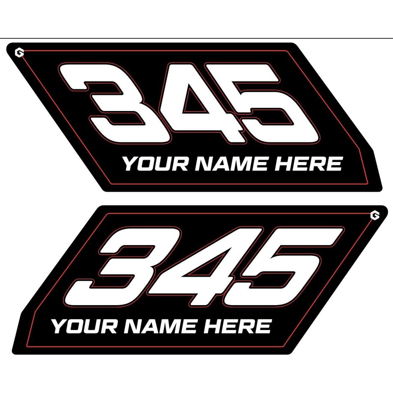 Can Am X3 Number Plates Desert Racing