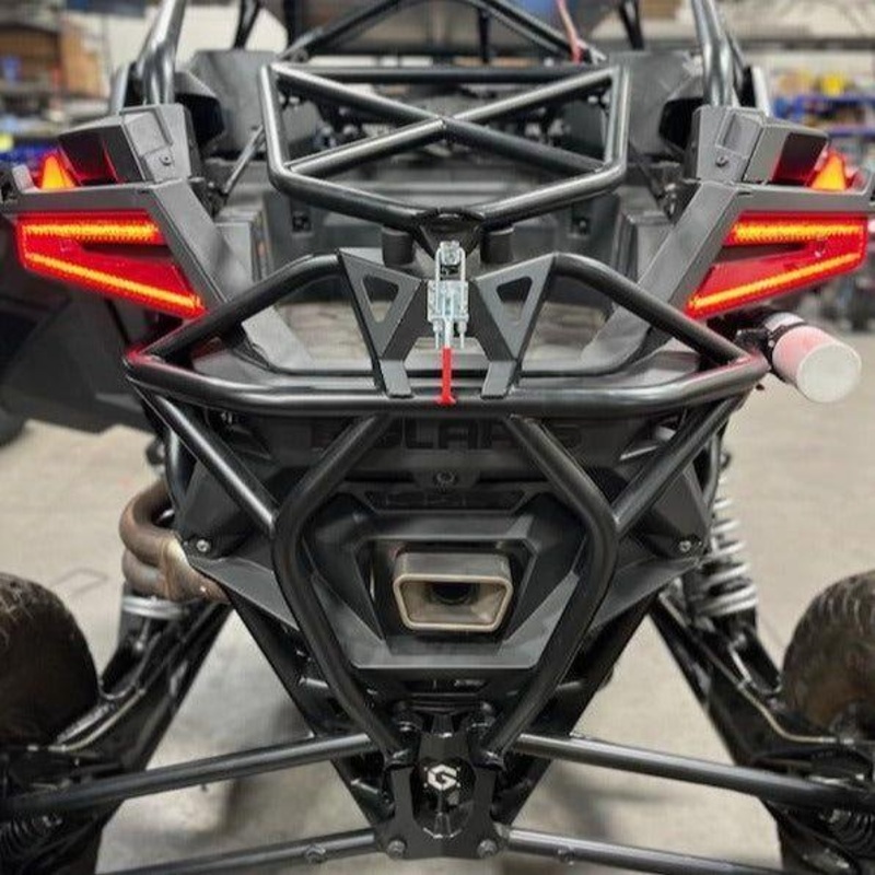 Polaris RZR Pro R Rear Bumper Tire Carrier Raw