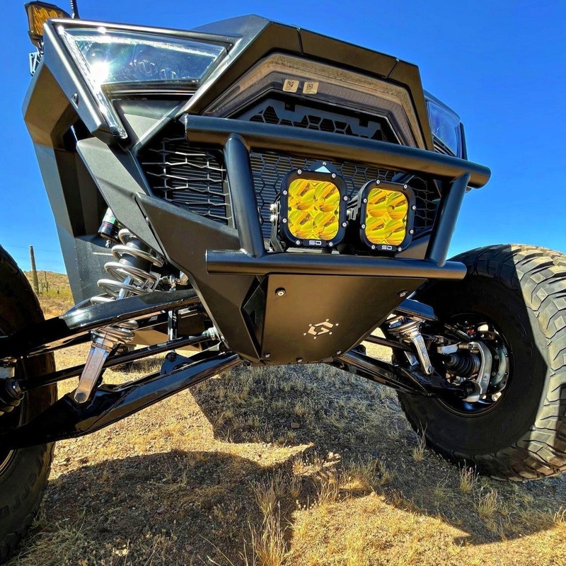 Polaris RZR Pro R / Turbo R Double Row Bumper Raw