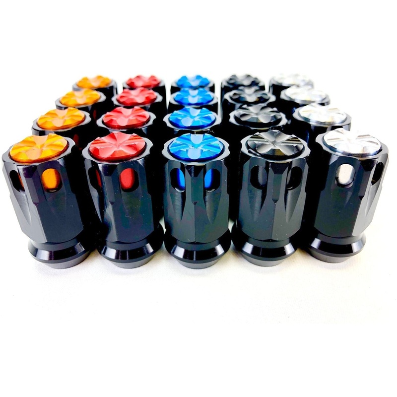 Billet Lug Nuts (12×1.5mm) Black Black