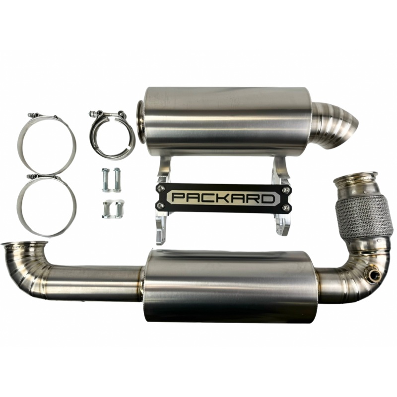 Can Am X3 3″ Titanium Turbo Back Exhaust (Dual Muffler)