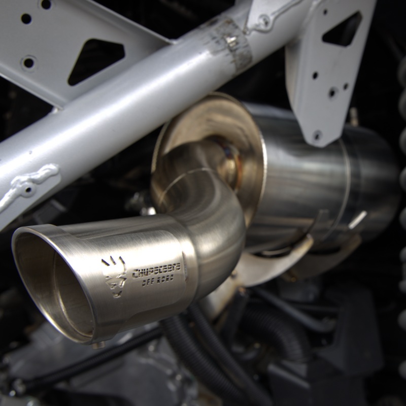 Chupacabra Offroad Can Am X3 Exhaust With Heat Shield
