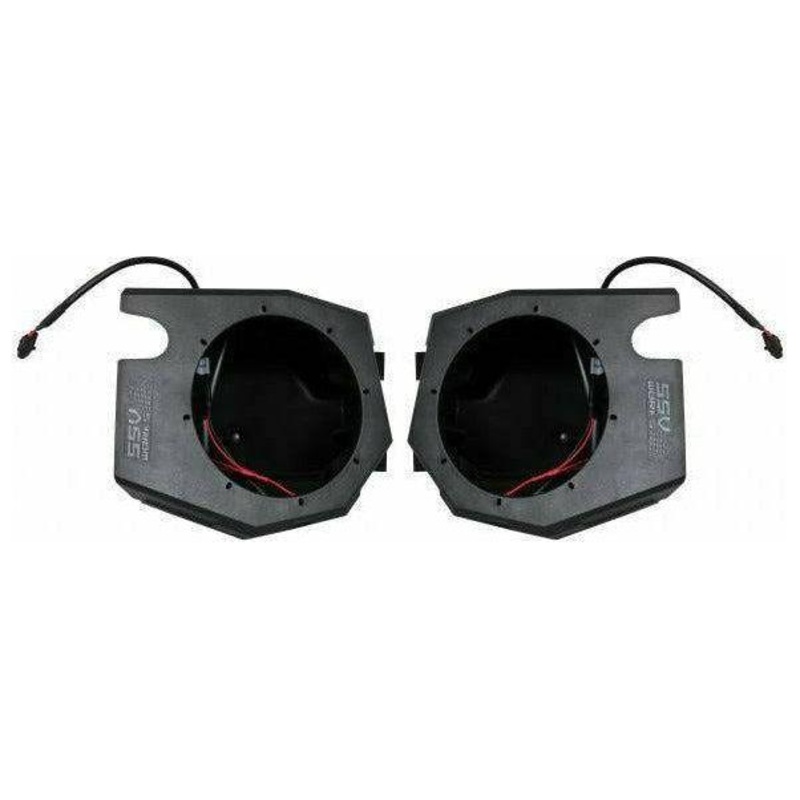 Polaris RZR Front Speaker Pods Unloaded