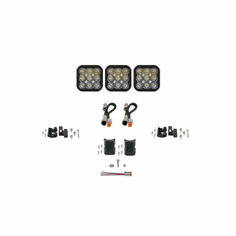 SS5 CrossLink 3-Pod Light Bar Sport White Driving No Mounting Bracket Kit