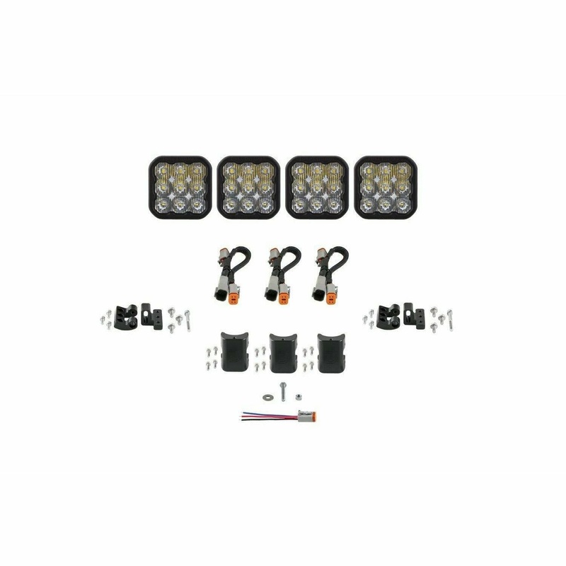 SS5 CrossLink 4-Pod Light Bar Sport White Driving No Mounting Bracket Kit