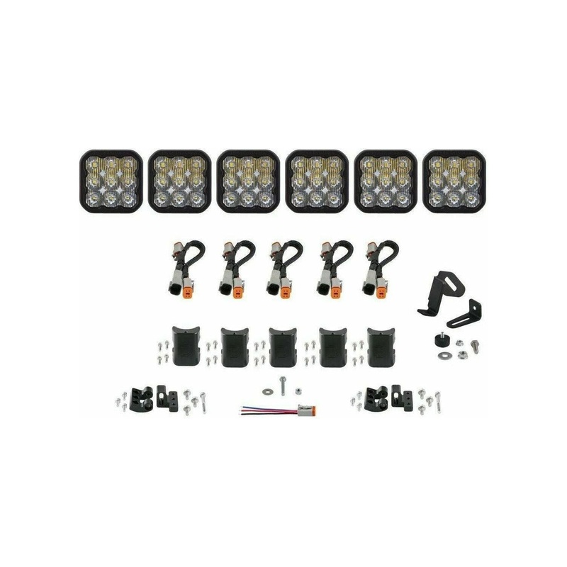 SS5 CrossLink 6-Pod Light Bar Sport White Driving No Mounting Bracket Kit