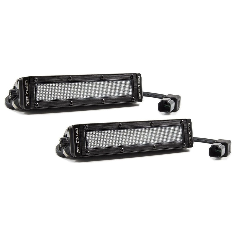 Stage Series 6″ Light Bars (Pair) White Flood No Wiring Harness