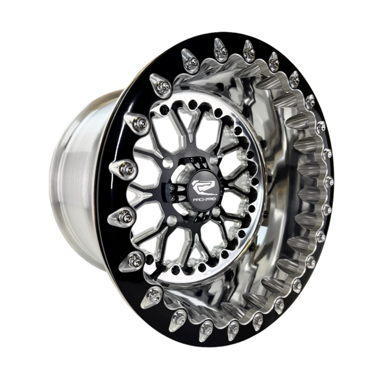 Wishbone – FF Forged Polished Beadlock – Gloss Black 15×7 | 4×136 V.1