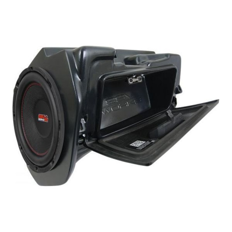 2014-2023 Polaris RZR Glove-Box 10″ Subwoofer Enclosure UNLOADED