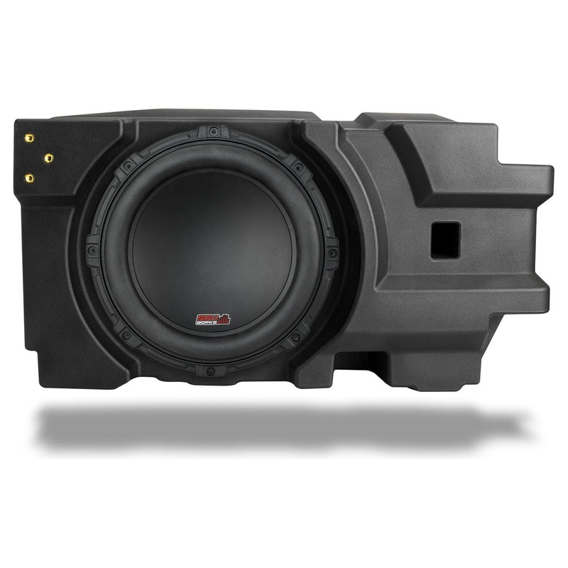Can Am Defender (2018+) Under Seat 10″ Subwoofer Enclosure Unloaded