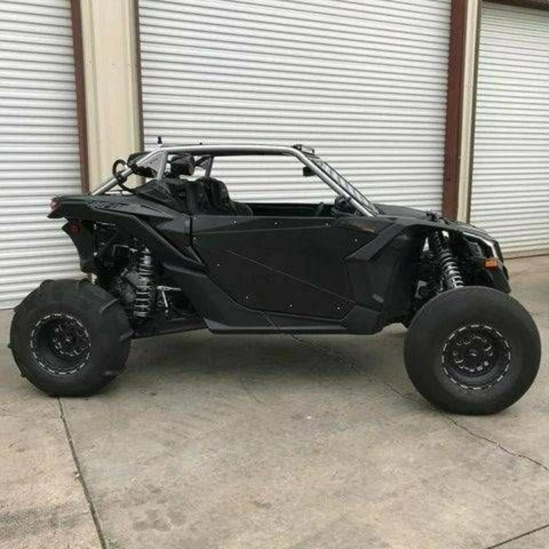 Can Am X3 (2020+) Raw Stealth Cage with Roof No Windshield No Intrusion Bar No Light Bar Tabs