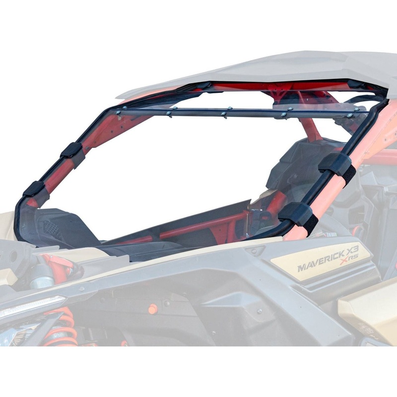 Can Am X3 Full Windshield No Intrusion Bar Standard Polycarbonate (Clear)