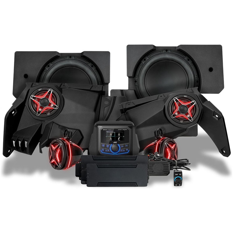 Can Am X3 V-Spec 6 Speaker Plug-and-Play System with JVC