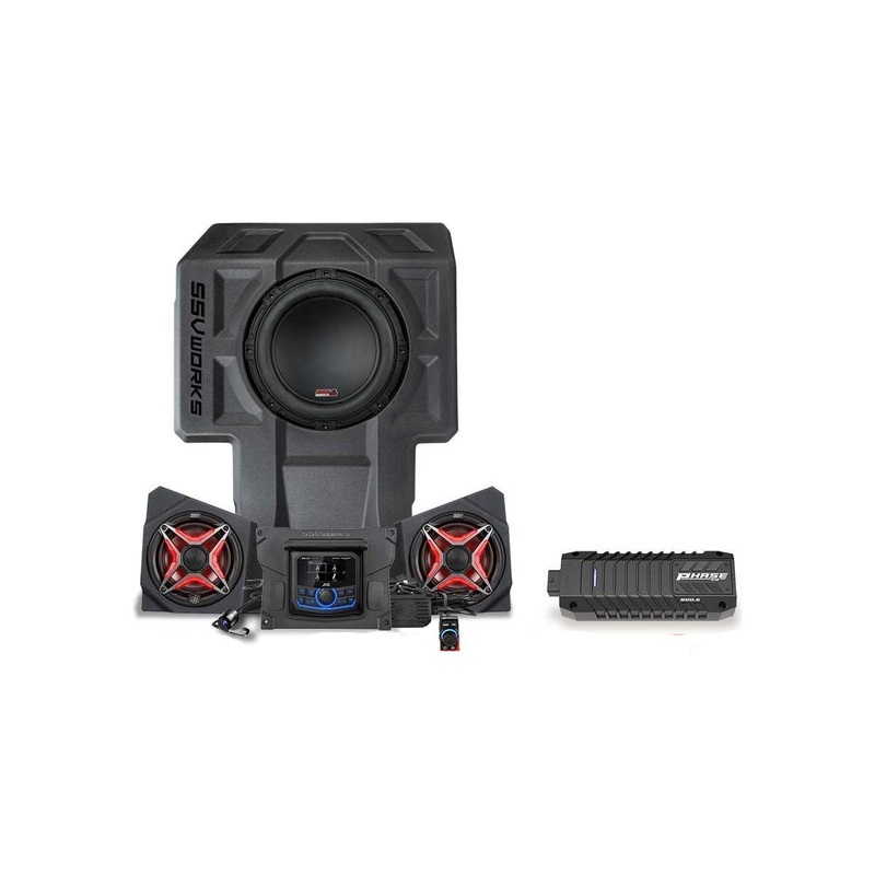 Kawasaki KRX V-Sepc 3 Speaker Audio Kit with JVC