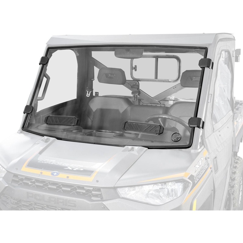 Polaris Ranger XP 1000 Vented Full Windshield Scratch Resistant Polycarbonate (Clear)