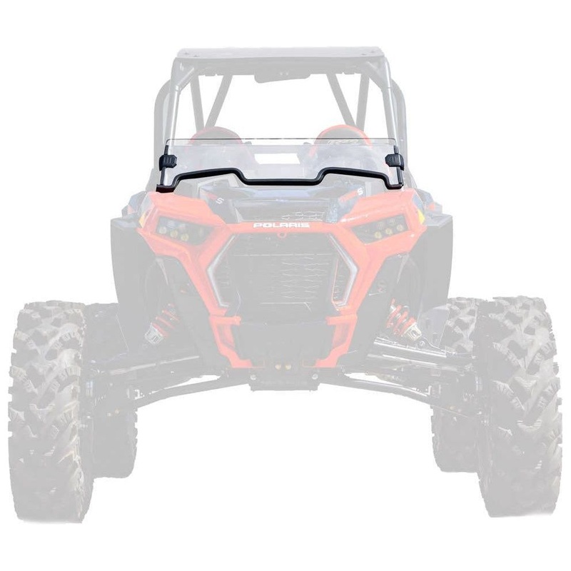 Polaris RZR Turbo S Half Windshield Standard Polycarbonate (Clear)
