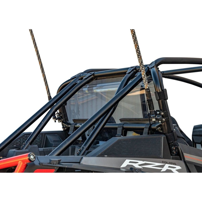Polaris RZR Turbo S Rear Windshield Standard Polycarbonate (Clear)