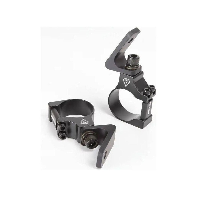 55 Top Tube Light Bar Mounting Brackets (Set of 2) 1.5″