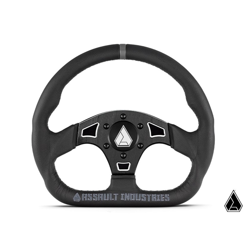 Ballistic “D” Universal Suede UTV Steering Wheel Raw
