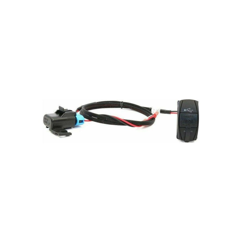 Polaris RZR Plug & Play Dual USB Power Port Rocker Switch