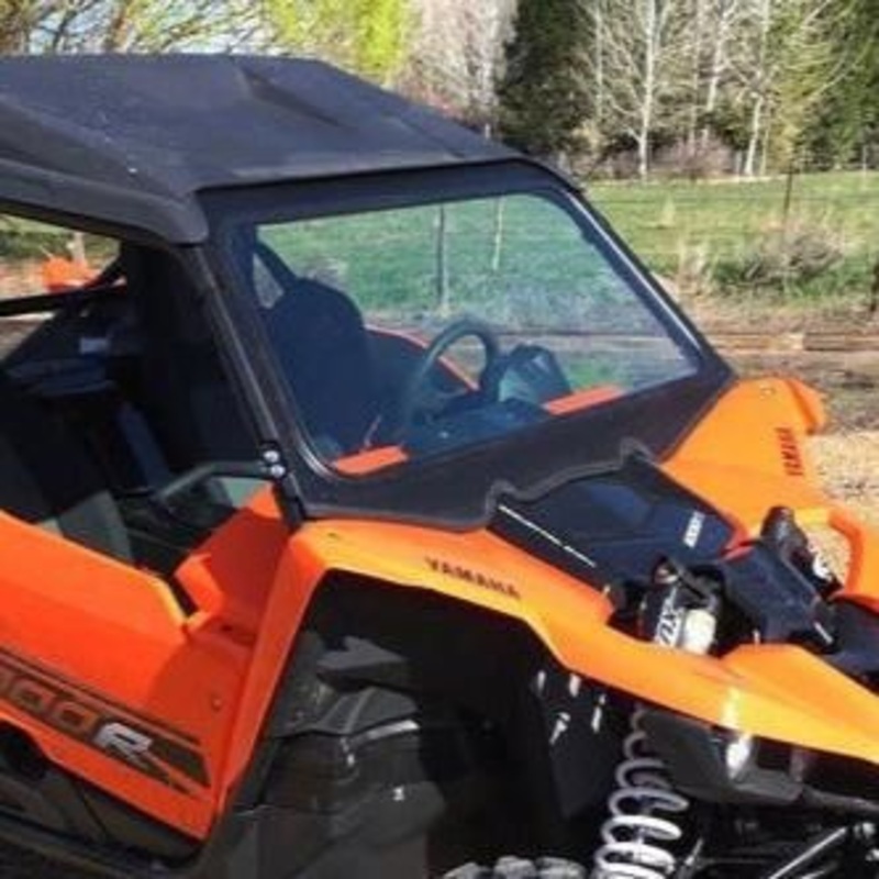 Yamaha YXZ (2016-2017) Glass Windshield Black