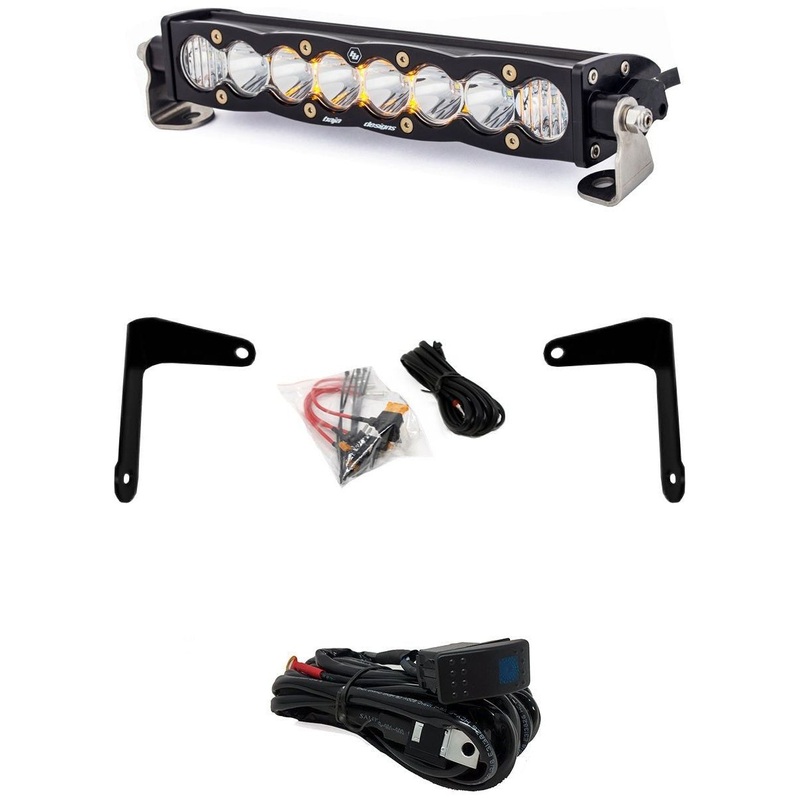 Can Am X3 S8 Shock Mount Light Bar Kit Clear