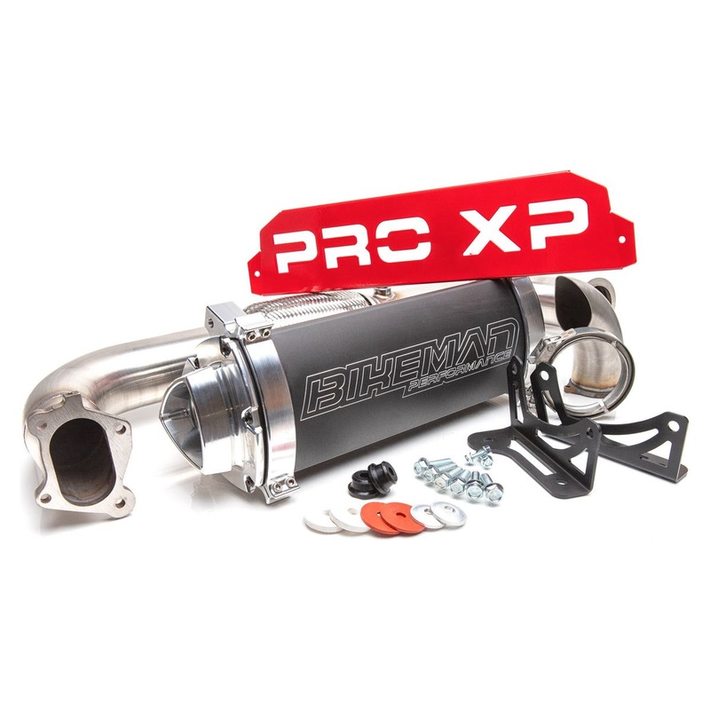 Polaris RZR Pro XP / Turbo R Big Mo Full Exhaust Polaris RZR Pro XP Black Plate
