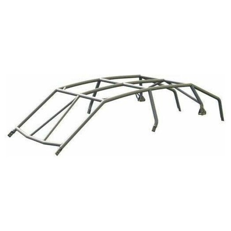 Polaris RZR Turbo R 4 Raw Assembled Super Shorty Cage with Roof No Whip Mounts