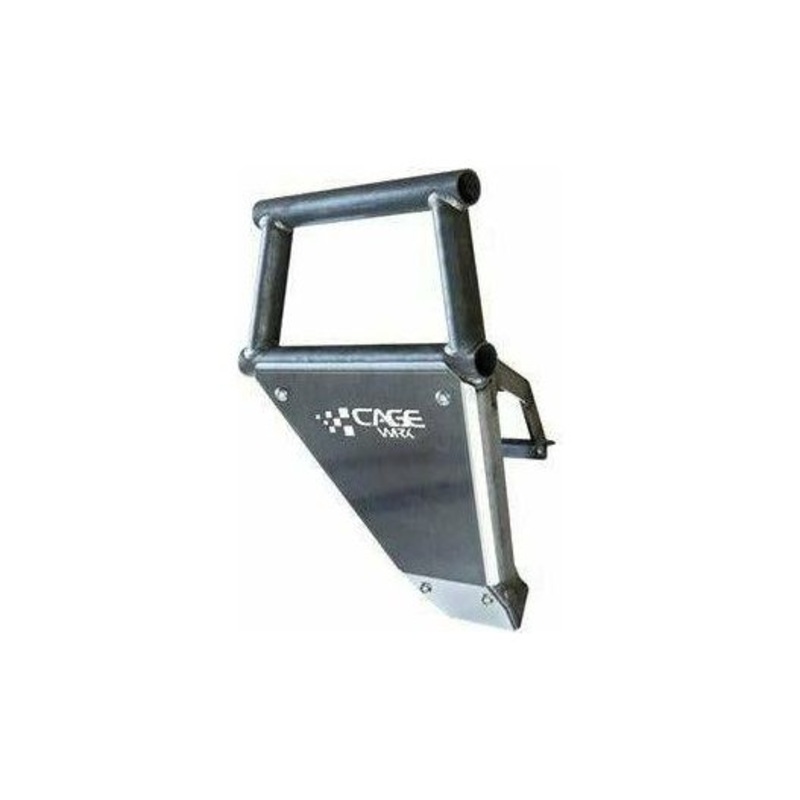 Polaris RZR Turbo S Assembled Front Bumper Raw Bumper Raw Skid Plate