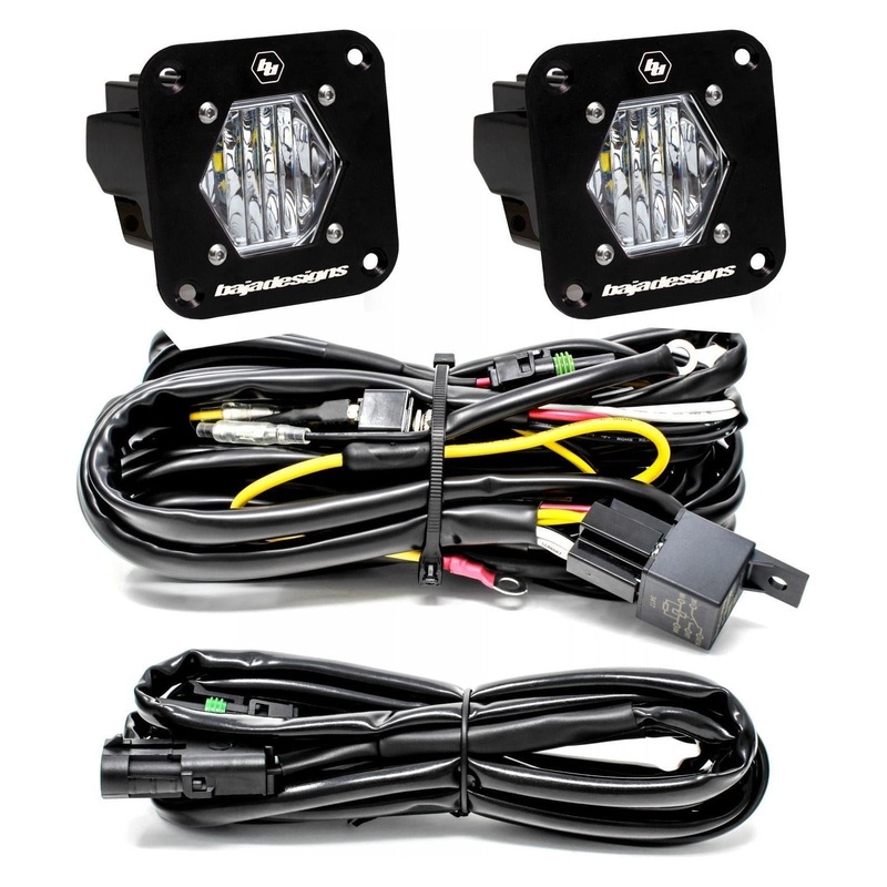 S1 Flush Mount LED Light Pod Reverse Kit Wide Cornering