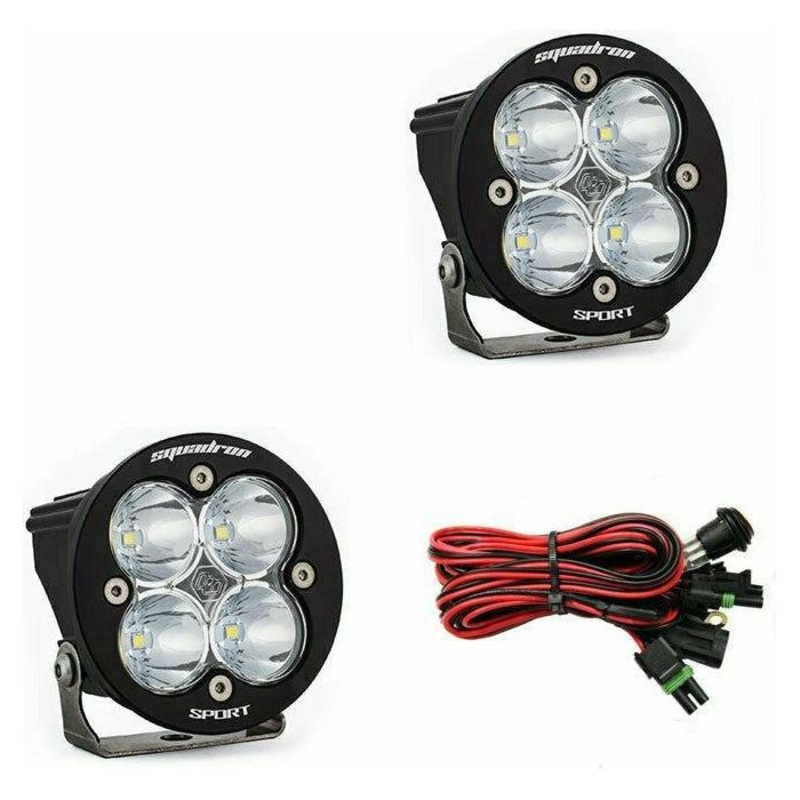 Squadron-R Sport LED Light Pods (Pair) Clear Spot