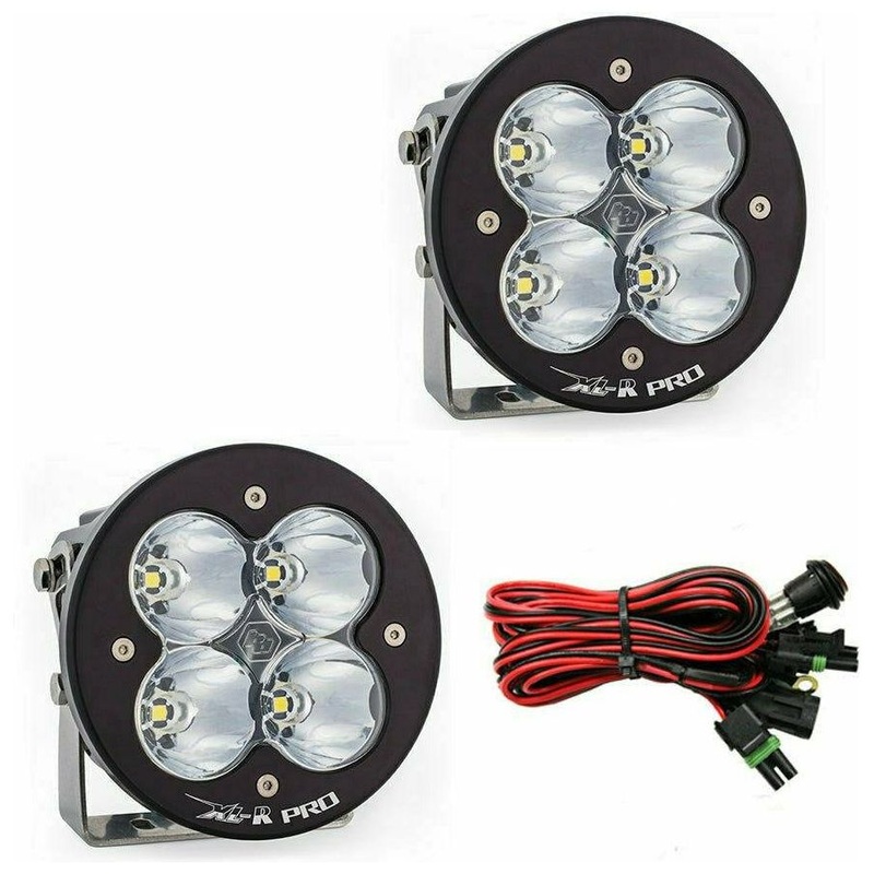XL-R Pro LED Light Pods (Pair) Clear High Speed Spot