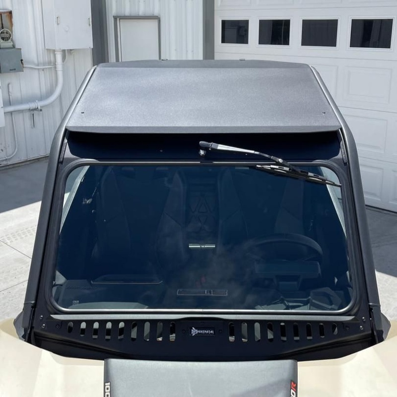 Can Am Commander / Maverick Aluminum Flat Top Roof Black