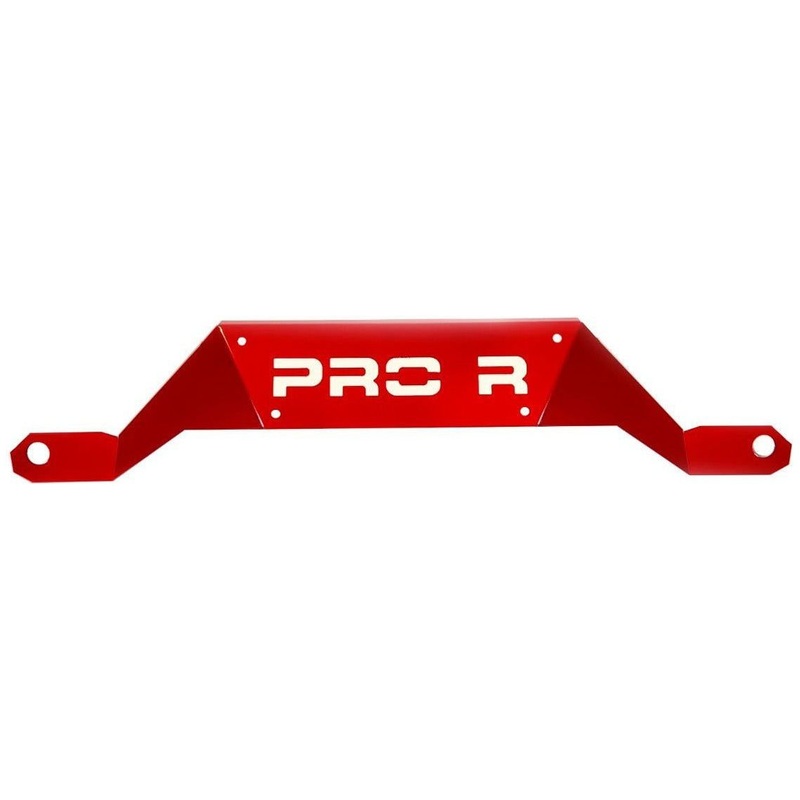 Polaris RZR Pro R Rear Fascia Plate Black Plate Black Accent