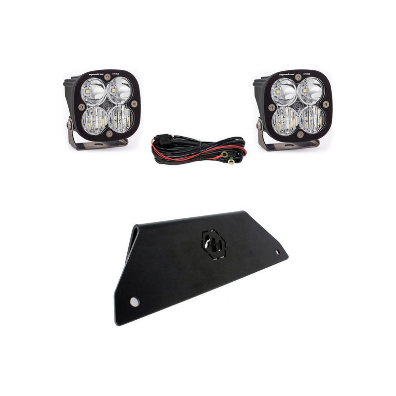 Polaris RZR Pro / Turbo R Squadron Pro Bumper Lower Mount Light Kit Clear Driving/Combo