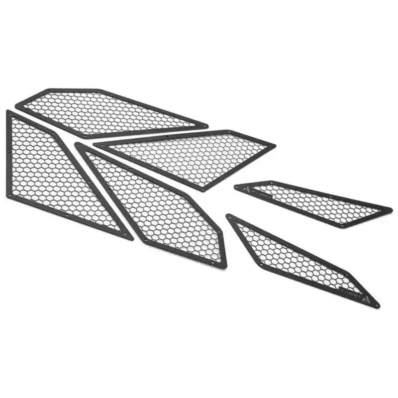 Polaris RZR Pro XP Intake Covers Dark Gray