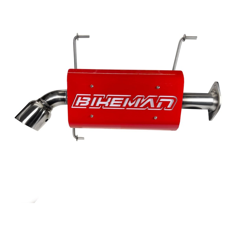 Polaris Xpedition Slip-On Exhaust Black Heat Shield Black Accent