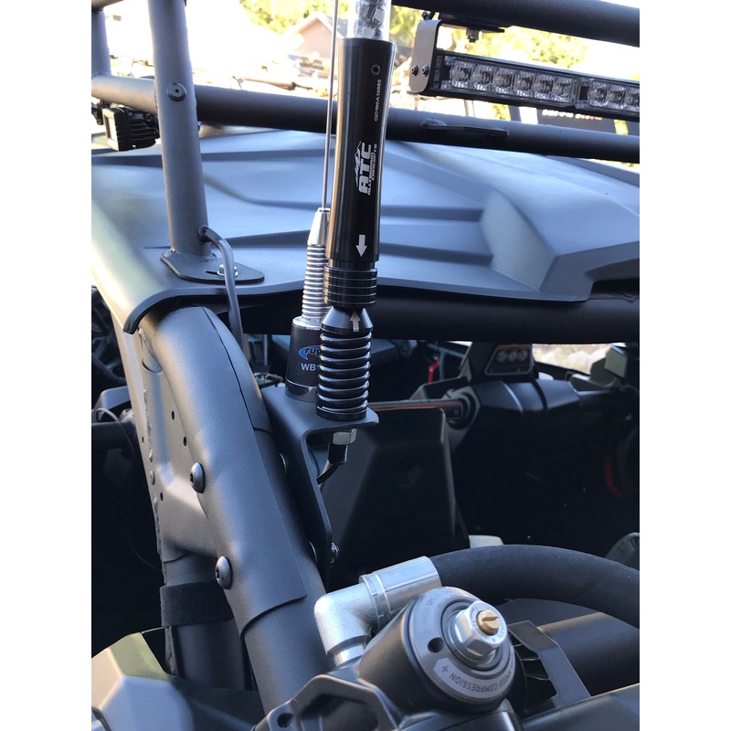 Can-Am Whip Mount & Antenna Mount Single Driver