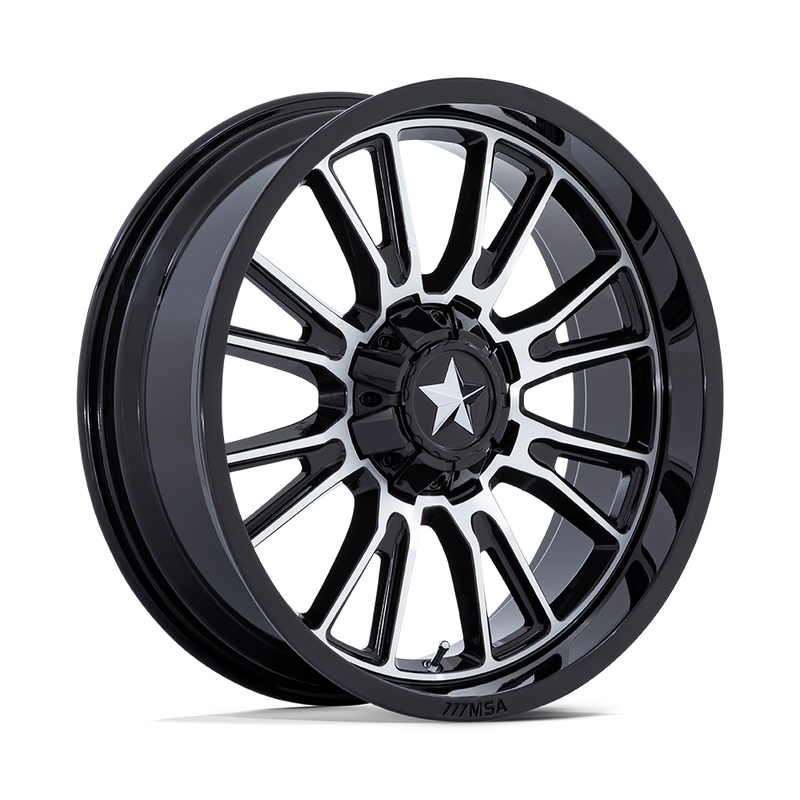 M51 Thunderlips Wheel (Gloss Black/Machined) 4×137 / 4×156 14×7 (10mm)