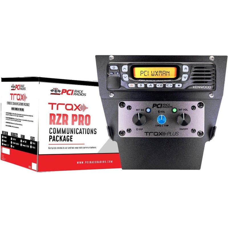 Polaris RZR Pro / Turbo R Trax Stereo Complete Communications Package 2-Seat No Headsets Bluetooth Icom F5021