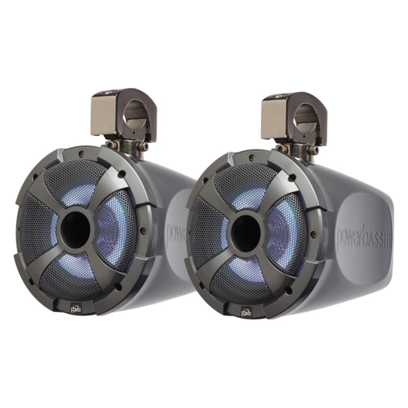 8″ Long Range Speaker Pod with RGB Illumination (Pair)