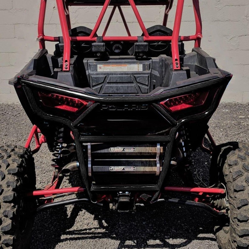 Polaris RZR (2014-2018) Full Protection Rear Bumper Black