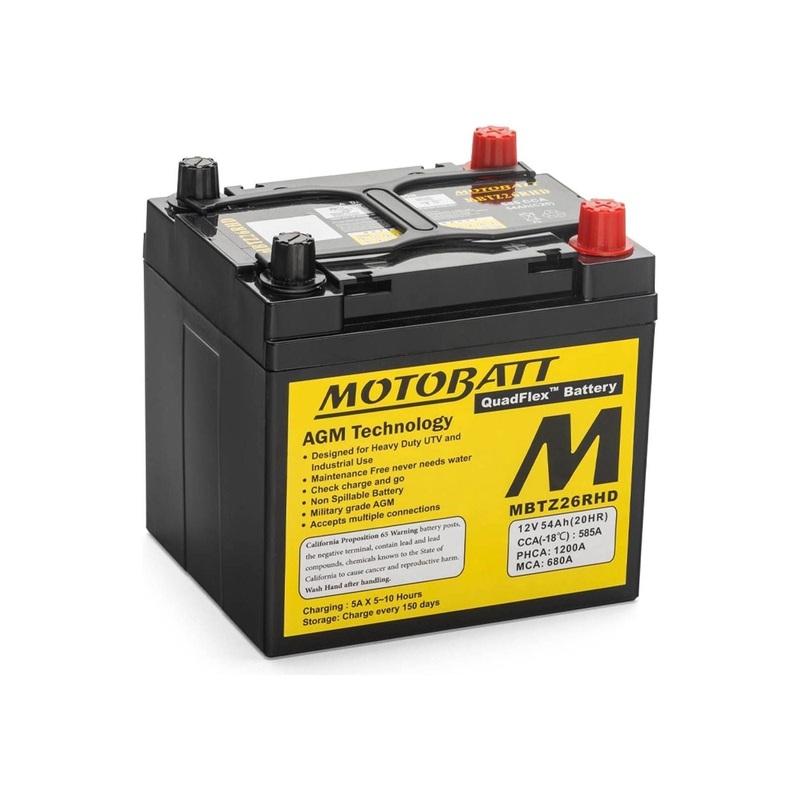 Polaris RZR Motobatt Battery Replacement 4012864